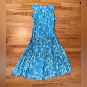 Vintage blue midi dress